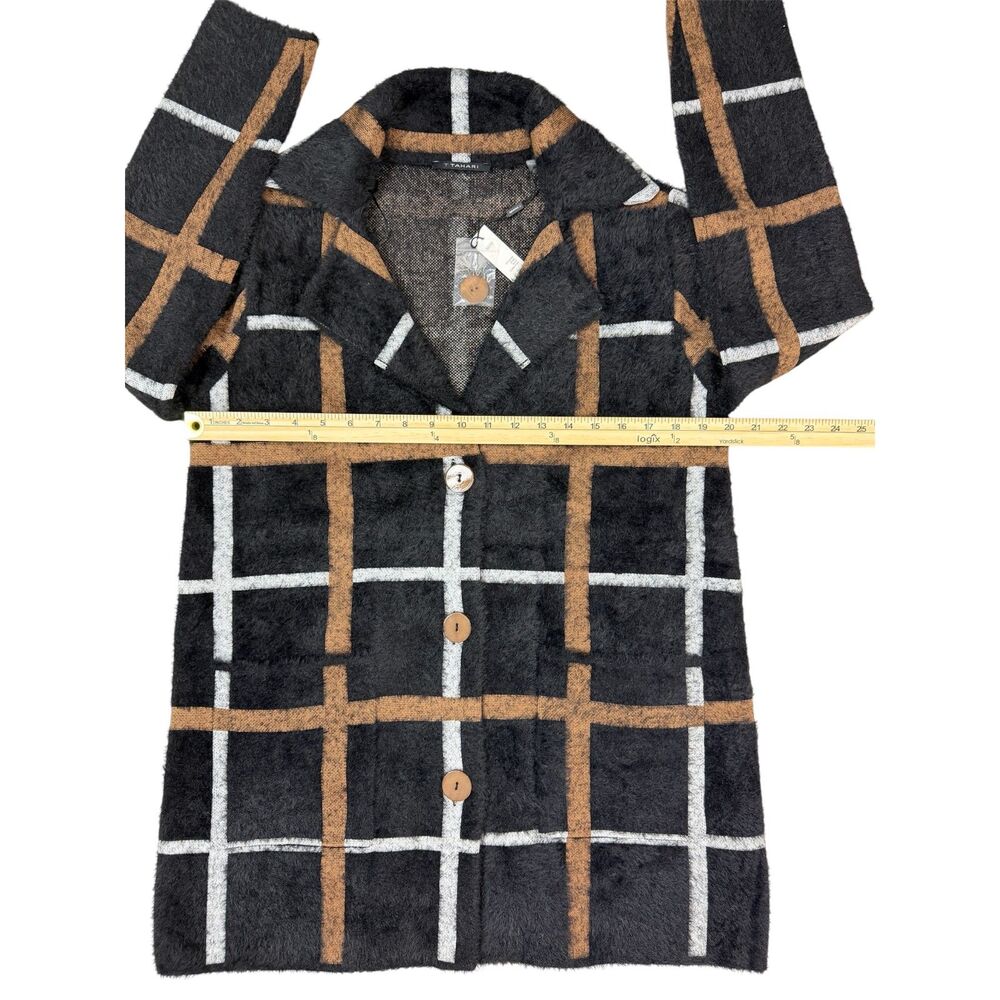 NWT T Tahari Womens Size Medium Black Jacket Coat New With Tags - Picture 9 of 10